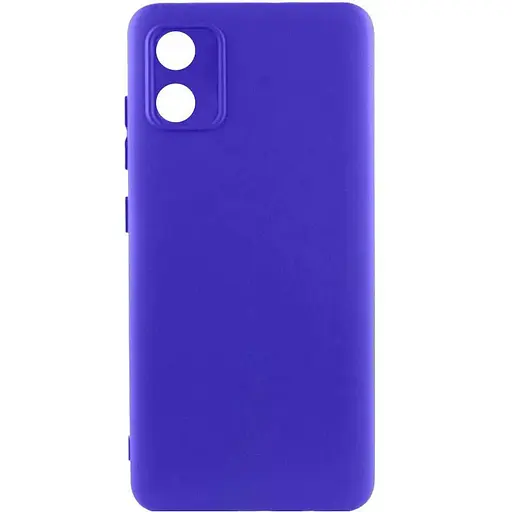 Чохол TPU GETMAN Liquid Silk Full Camera для Motorola Moto E13 Синій / Iris