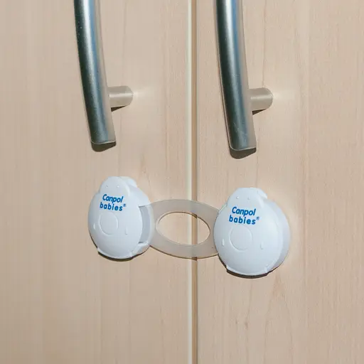 Многофункциональный замок от детей Canpol Babies короткий белый (74/010) - фото 2