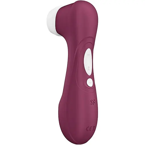 Вакуумний стимулятор клітора з вібрацією Satisfyer Pro 2 Generation 3 with Liquid Air вишневий