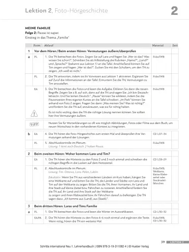 Schritte international Neu 1. Lehrerhandbuch - фото 3