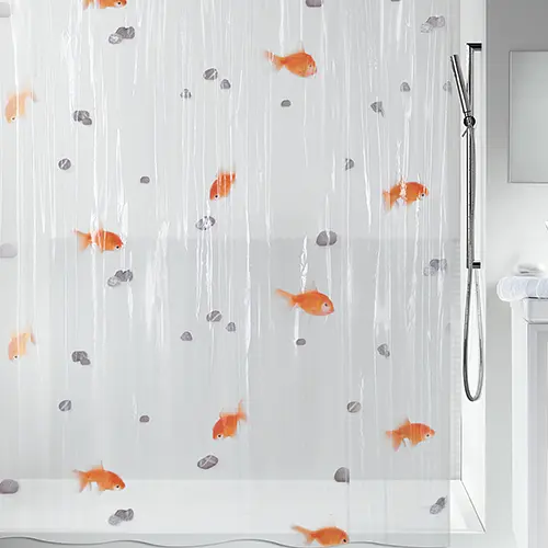 Шторка для ванної прозора вінілова GOLDFISH (10.00097)