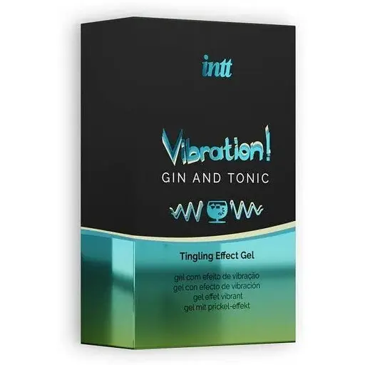 Жидкий вибратор Intt Vibration Gin Tonic 15 мл с ароматом джина и тоника действует до 30 минут - фото 4