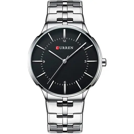 Годинник наручний Curren 8321 Silver Black Silver (18687)