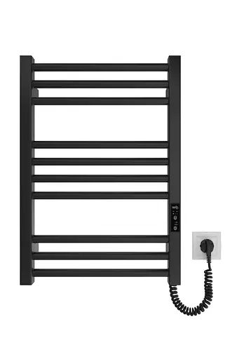 Електрична рушникосушарка HF Derby 570x430 black matte 6.1.0400.06.BM, Чорний матовий, універсальне (коннектор), Електронний - фото 2