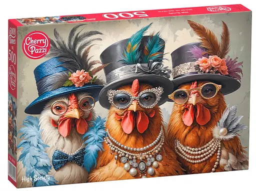 Пазли CherryPazzi Вище суспільство, 500 елементів, 34.5x50 см, 20241