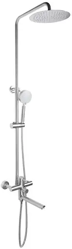 Душевая система универсальная Lidz Aria 1033, Nickel (k35) LDARI1033NKS46109 - фото 1