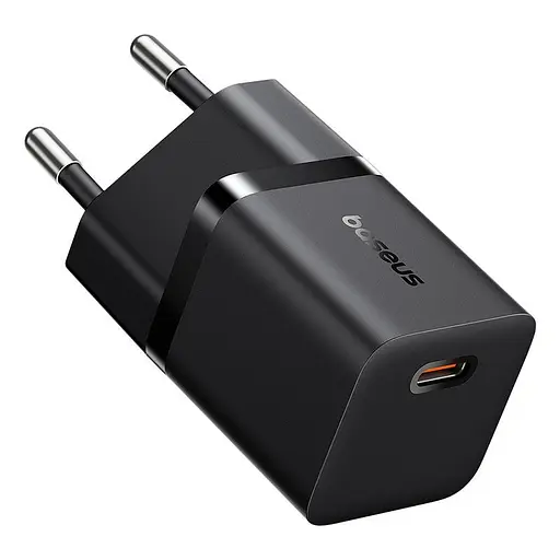 Адаптер мережевий Baseus GaN5 Fast Charger (mini) |1Type-C, 25W/3A, PD/QC| - фото 2