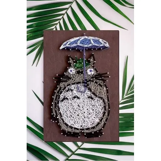 Набор стринг-арт «Тоторо» ABC-025 деревянная основа - фото 5