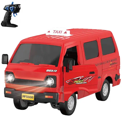 Машина автобус-таксі на радіокеруванні, акумулятор, світлові ефекти, 3688G168A (В асортименті)