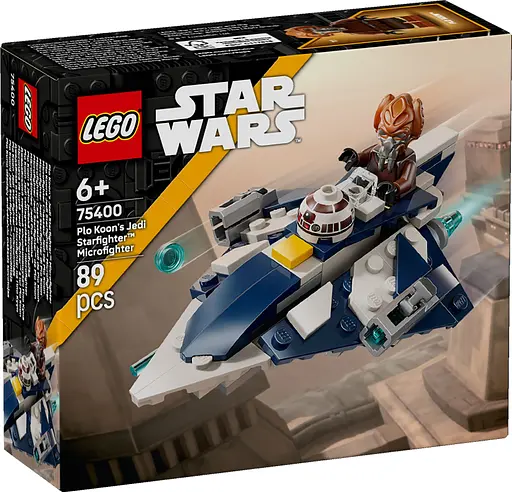 Конструктор LEGO Star Wars Джедайский звездный микроистребитель Пло Куна 89 деталей (75400) - фото 2