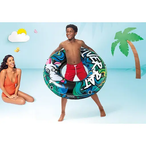 Надувний круг Річковий щур-2 68209-2 діаметр 122 см - фото 2