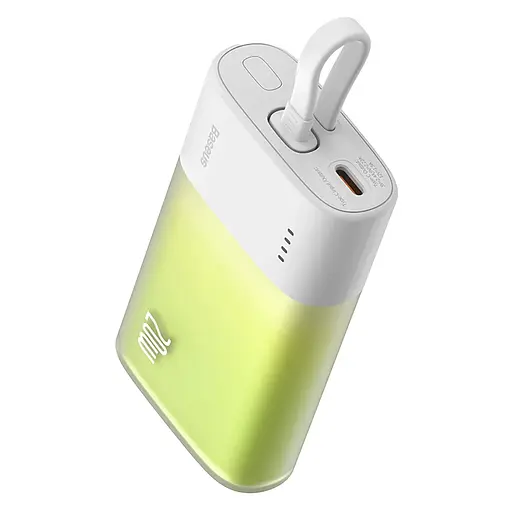 Зовнішній акумулятор Baseus Power Bank 5200mAh 20W Lightning (P10055600612-00) White - фото 2