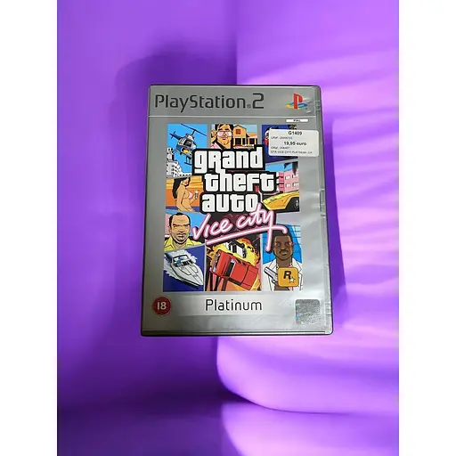 Диск с игрой на PlayStation 2 Grand Theft Auto: Vice City