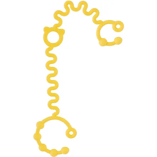 Держатель Baby Team силиконовый (3380_желтый) - фото 1