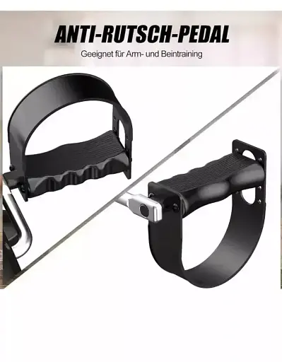 Міні-велотренажер Vigpil YZJ-206 для рук та ніг з РК-дисплеєм та регульованим опором чорний - фото 3