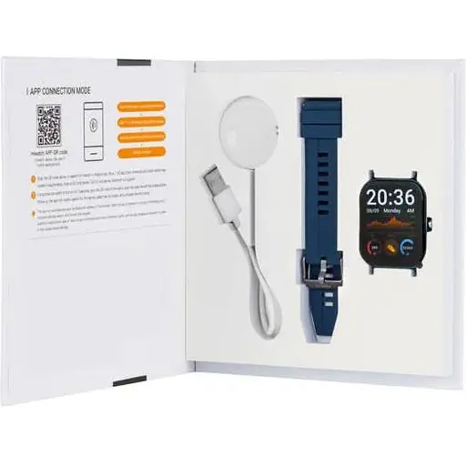 Фитнес-браслет AMICO GO FUN PULSEOXIMETER TONOMETER blue - фото 3