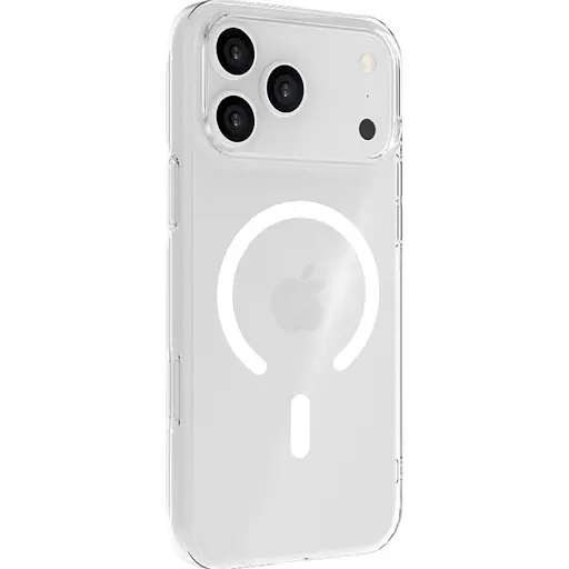 Чехол iLera GlassCase + Camera Button with MagSafe для Apple iPhone 17 Pro Transparent (iLGCLCa17Pr) [150418] - фото 1