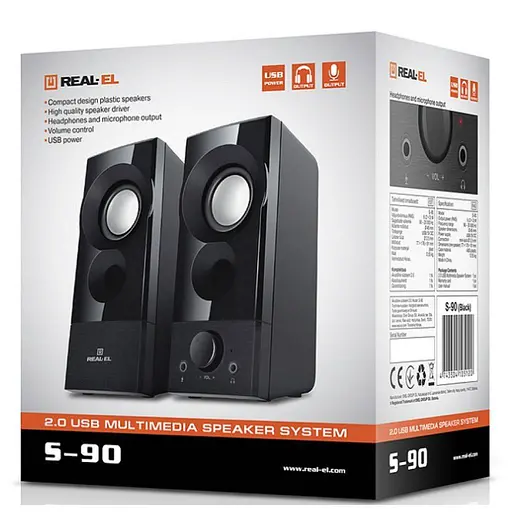 Акустическая система Real-EL 2.0 S-90 Black (EL121100011) - фото 9