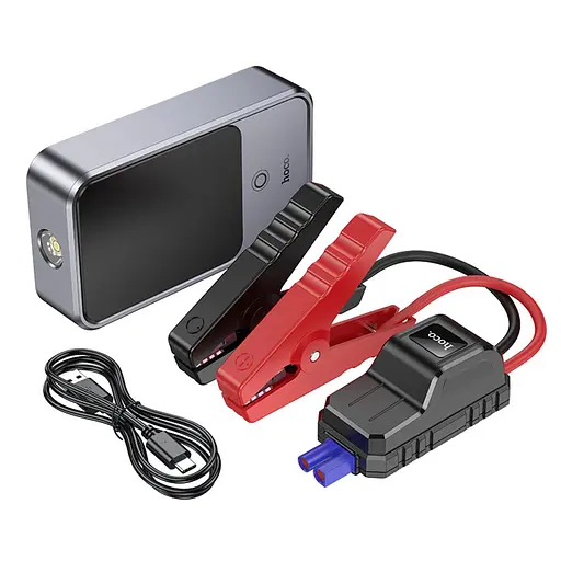 Автомобільний пуско-зарядний пристрій Hoco QS7 Source Smart Emergency Start-Up Power Bank 10000 mAh - фото 6