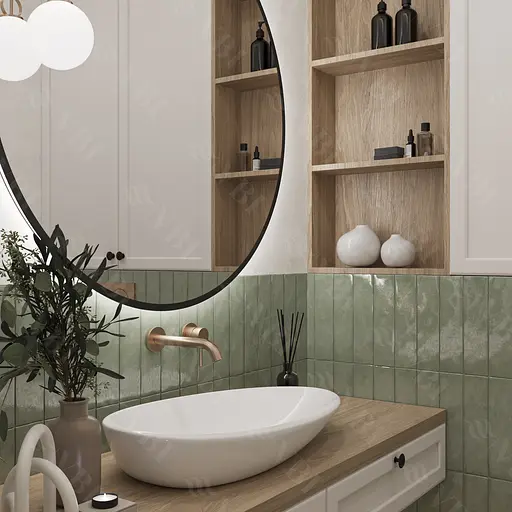 Умивальник VBI Trento 75 white накладний VBI-011903, Білий - фото 3