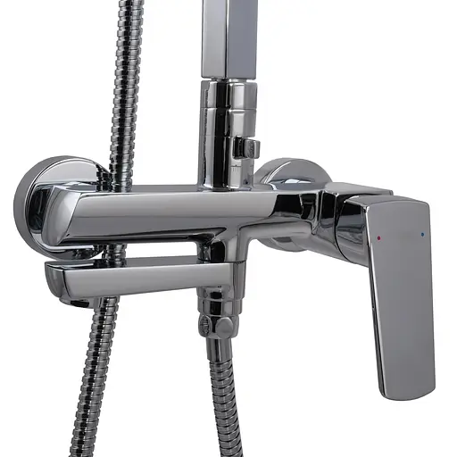 Душевая система TOPAZ LEXI TL 21122-H57-00 настенная с верхним и ручным душем - фото 6