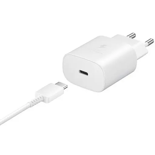 Зарядний пристрій Samsung 25W PD Wall Charger White (EP-TA800XWEGRU) - фото 4