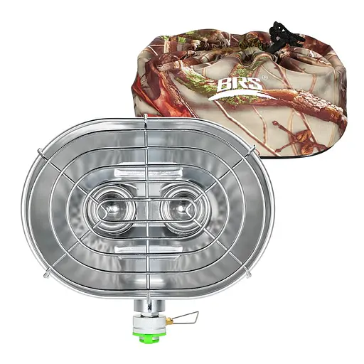 Набір Газовий обігрівач BRS-H22 + Газовий балон різьбовий бутановий Quest, 450гр - фото 7