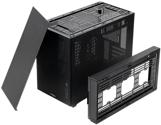 Корпус Vinga Glacier Black - фото 4