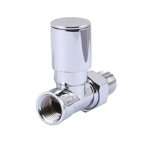Кран вентильний прямий з американкою Solomon 1/2″ chrom 1865 000002167 - фото 4