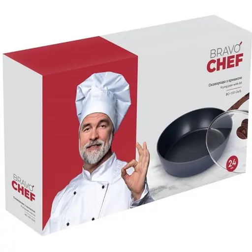 Сковорода BRAVO CHEF BC-1101-24/L - фото 3