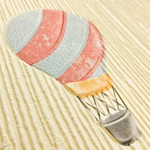 Панель стеновая 3D 700х700х4мм Воздушные шары фактурная текстура - фото 5