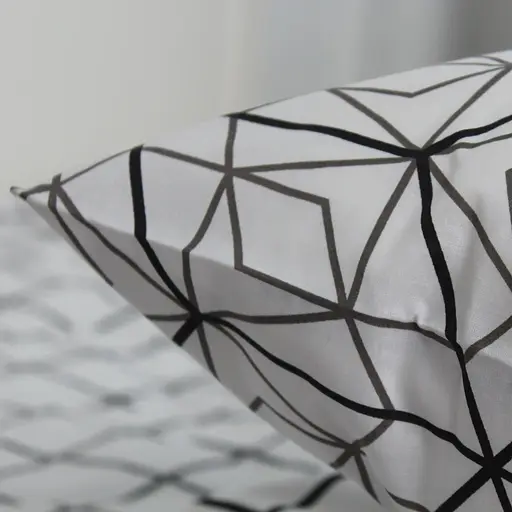 Комплект наволочок ТЕП Quadro Stars скрутка сірий 70 x 70 см (2-04245_32288) - фото 5