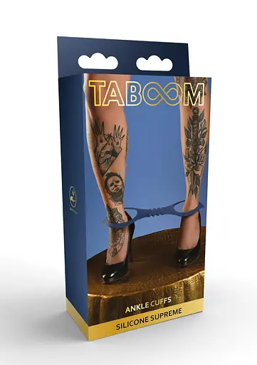 Фіксатори для ніг Taboom Silicone Supreme Ankle Cuffs синій - фото 3