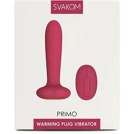 Анальная пробка Svakom Primo Wine Red - фото 7