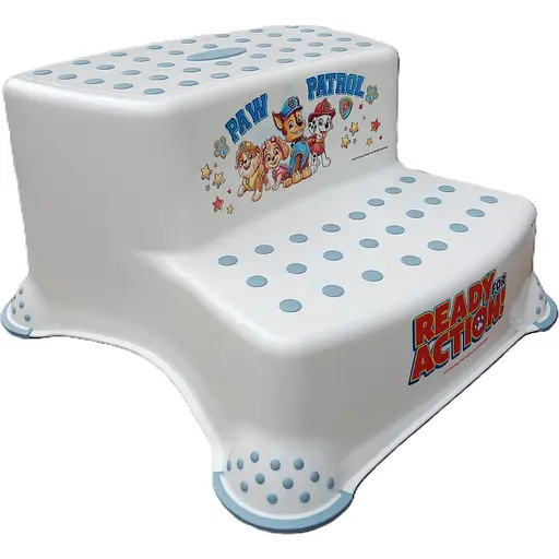Подставка-ступенька для ванной Keeeper Paw Patrol на две ступени белая (3117) - фото 1