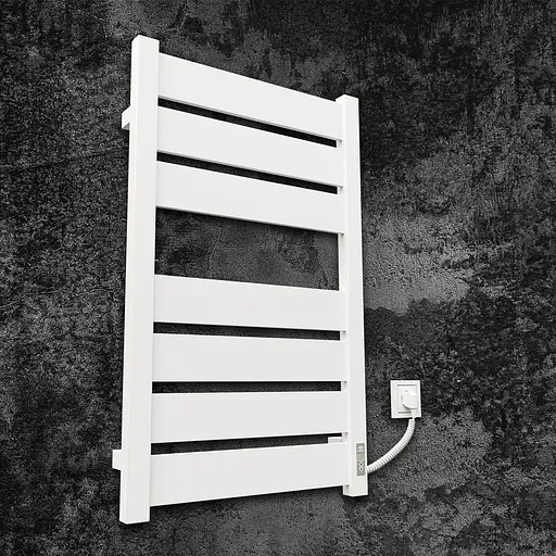 Електрична рушникосушарка Kosser Волс 800x500 ER тайм. білий ДВЛ01ERW, Білий матовий, Праве - фото 1