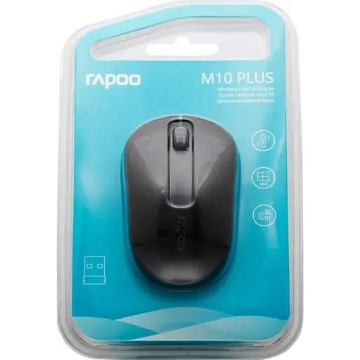 Миша Rapoo M10 Plus Wireless, Black - фото 5