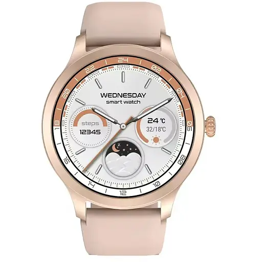 Розумний годинник Linwear LW92 з моніторингом здоров'я (Золотий) - фото 2