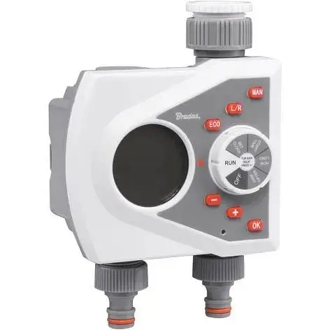 Контролер поливу Bradas WHITE LINE електронний 2-зонний WL-3134 - фото 1