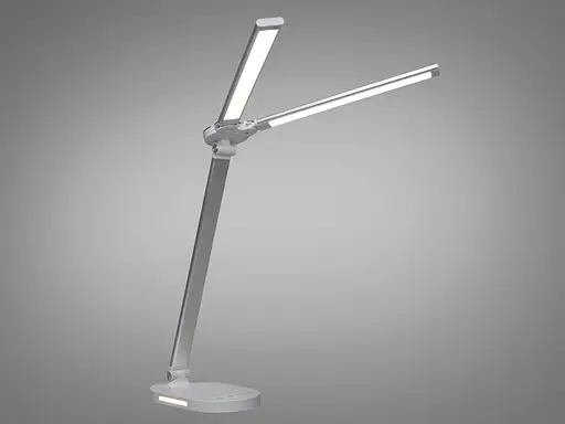 Світлодіодна настільна нічна лампа, 14 Вт, колір: хром сатин - фото 3