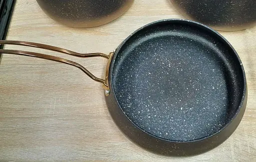 Набір каструль O.M.S. Collection 3041 з гранітно-мармуровим покриттям Мідний (Туреччина) - фото 7