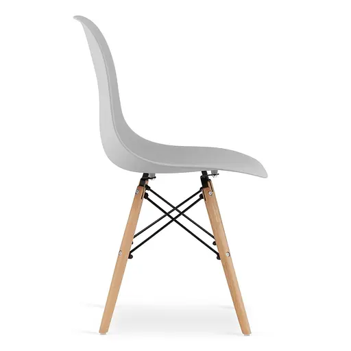 Кресло Jumi Plastic Chair Grey - фото 4