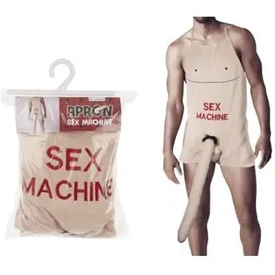 Кухонний фартух OOTB з плюшевим пенісом 52 см Sex Machine