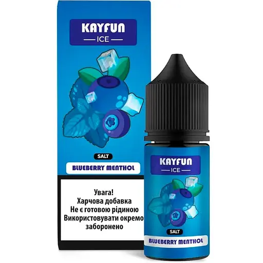 Набір компонентів для самозамісу заправки сольової Flavorlab Kayfun Ice Blueberry Menthol Чорниця Ментол 30 мл, 0-50 мг (18741) - фото 1