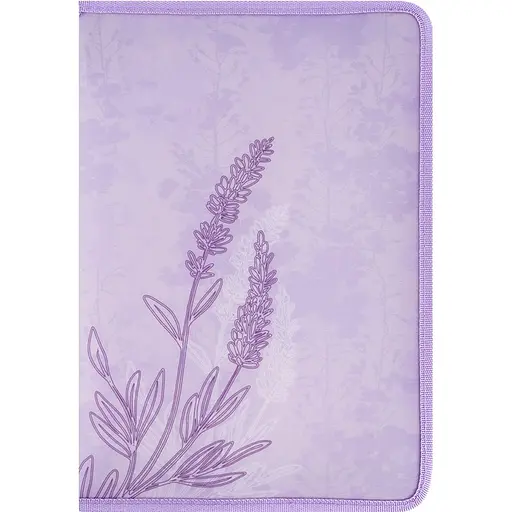 Папка объемная на молнии Axent Lavender-2 А5+ (1805-37-A)