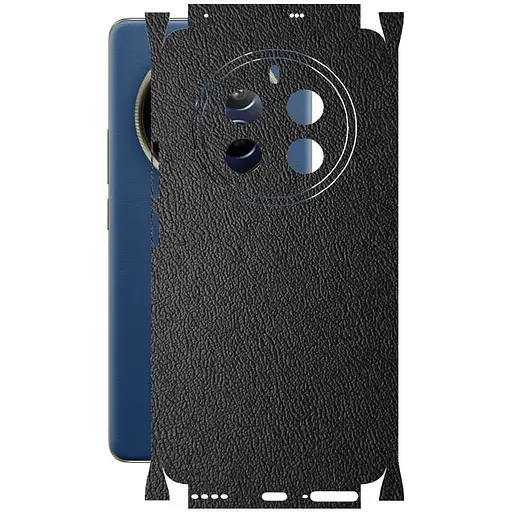 Защитная пленка StatusSKIN для Realme 12 Pro Plus Корпус Винил Кожа черная - фото 1