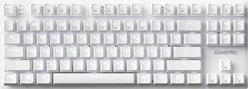 Клавіатура дротова GamePro Genesis Joker Outemu Red Swithes USB White (MK124W) - фото 2