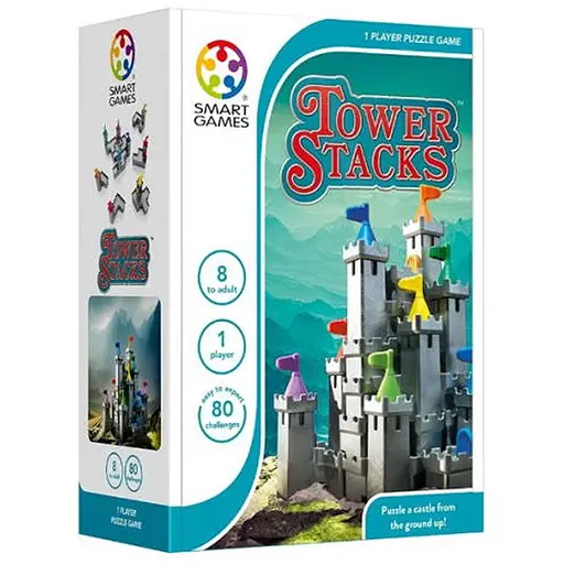 Настольная игра Smart Высокий замок (Tower Stacks) (англ.) + QR-код на укр. правила (SG106) - фото 1