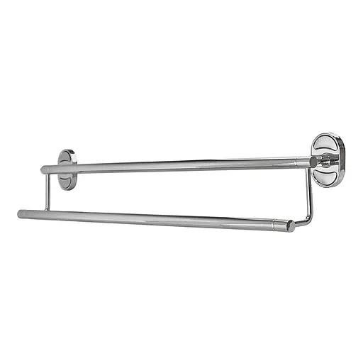 Тримач для рушника подвійний Zerix AFB-0109-1 ZX5040 Хром - фото 5