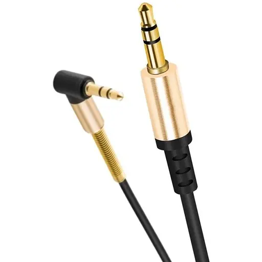 Кабель Aux Audio Hoco UPA-02 3.5-3.5 1m (Black) [23421] - фото 4